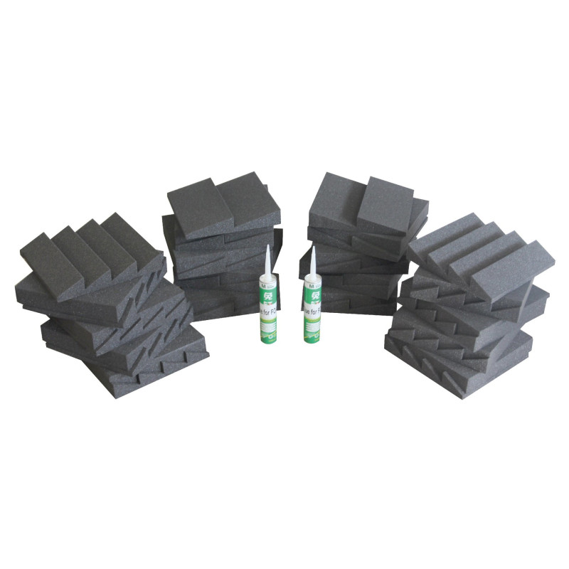 POWER STUDIO STUDIO FOAM KIT 36 Pack 18 FOAM 30 + 18 FOAM 40 + 2 colles