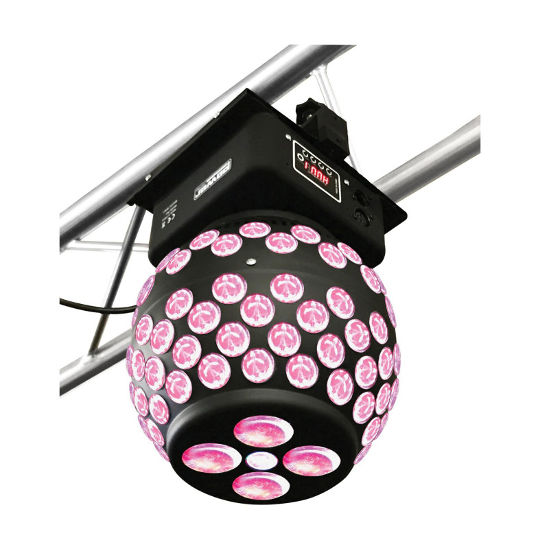 POWER LIGHTING MAGIC BALL Sphère DMX 4 LEDs de 3W 4-en-1