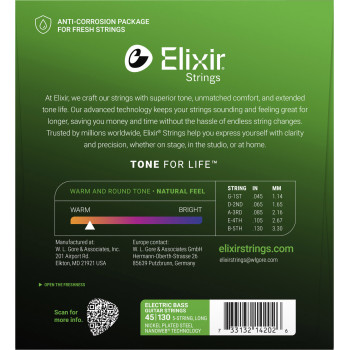 ELIXIR 14202 bass 5c nanoweb l 45-130