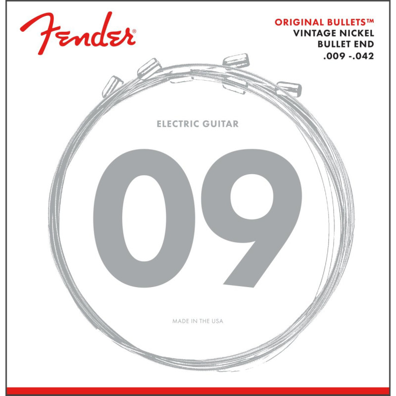 FENDER Original Bullet 3150L Pure Nickel Gauges .009-.042