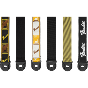 FENDER Quick Grip Locking End Strap Black Polypro 2"