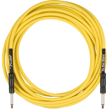 FENDER Tom DeLonge 18.6' To The Stars Instrument Cable Graffiti Yellow