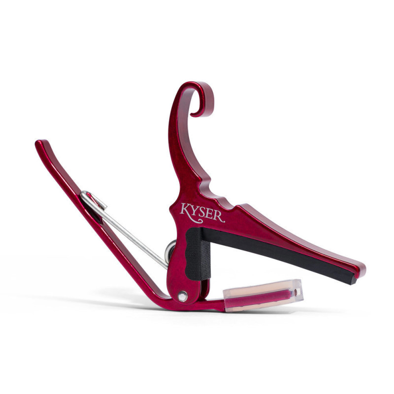 KYSER Capodastre Capodastre Quick-Change pour guitare acoustique Rouge rubis