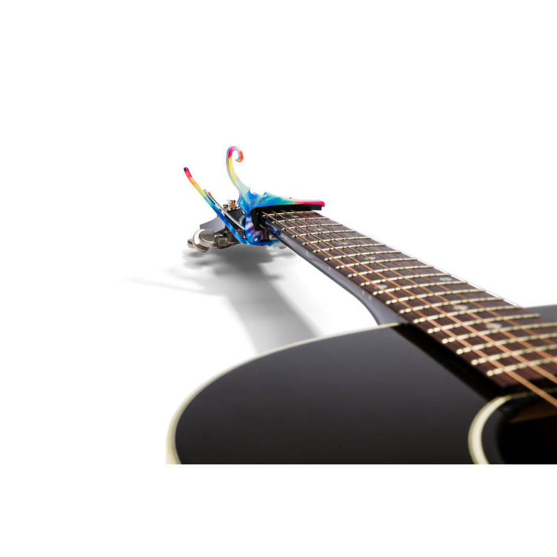 KYSER Capodastre Capodastre Quick-Change pour guitare acoustique tie dye