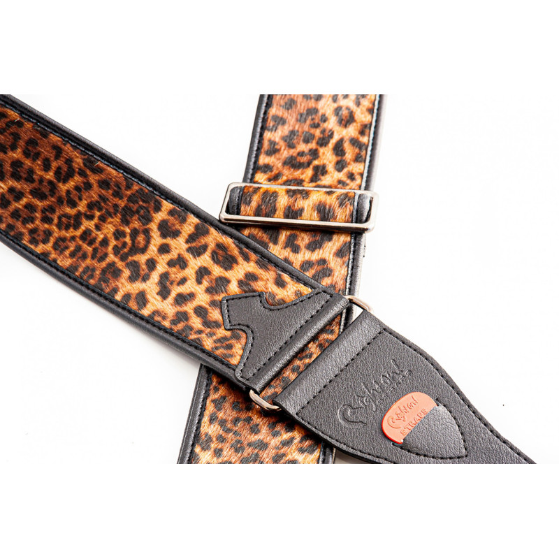 RIGHTON STRAPS LEOPARD-BG courroie vegan righton leopard beige