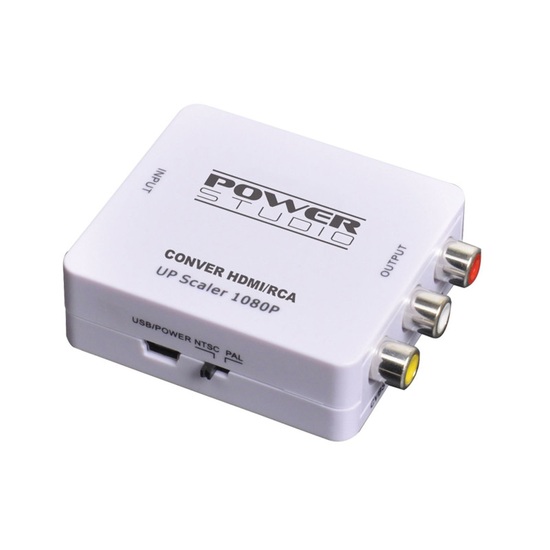 POWER STUDIO CONVER HDMI RCA Convertisseur HMDI vers RCA composite
