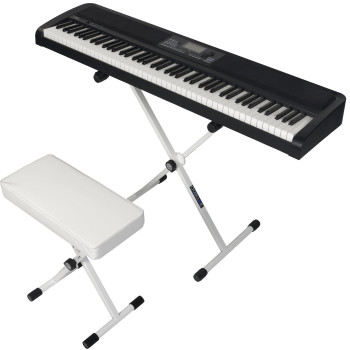 QUIKLOK KEYBUNDLE1-WH bundle blanc - stand clavier siège et casque