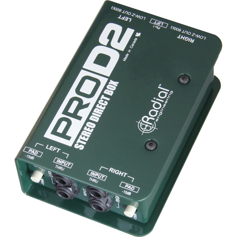 RADIAL ENGINEERING PRO-D2 di passive stéréo