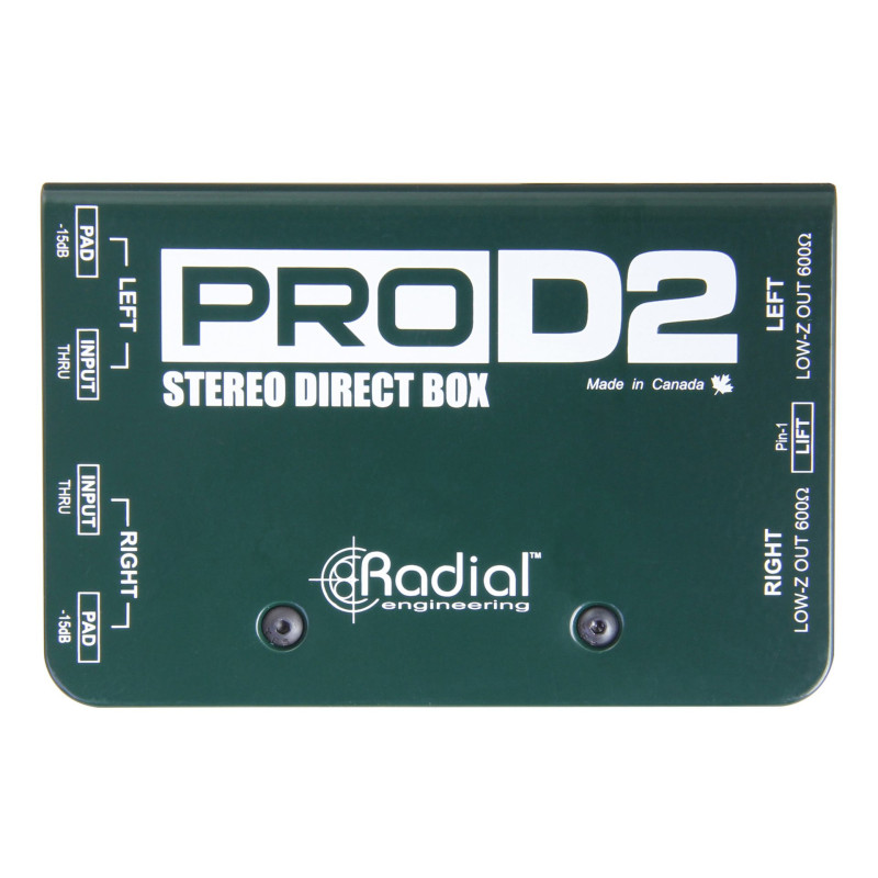 RADIAL ENGINEERING PRO-D2 di passive stéréo