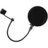 QUIKLOK FAP05 filtre anti-pop professionnel en nylon - noir