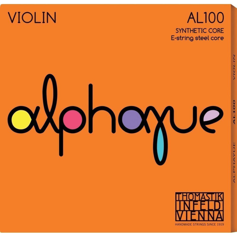 THOMASTIK-INFELD Cordes Violon ALPHAYUE  Âme Nylon Jeu 3/4