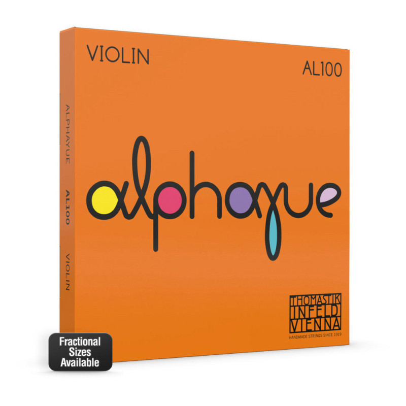 THOMASTIK-INFELD Cordes Violon ALPHAYUE  Âme Nylon Jeu 3/4