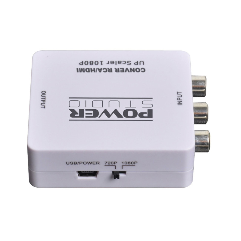 POWER STUDIO CONVER RCA HDMI Convertisseur RCA composite vers HDMI