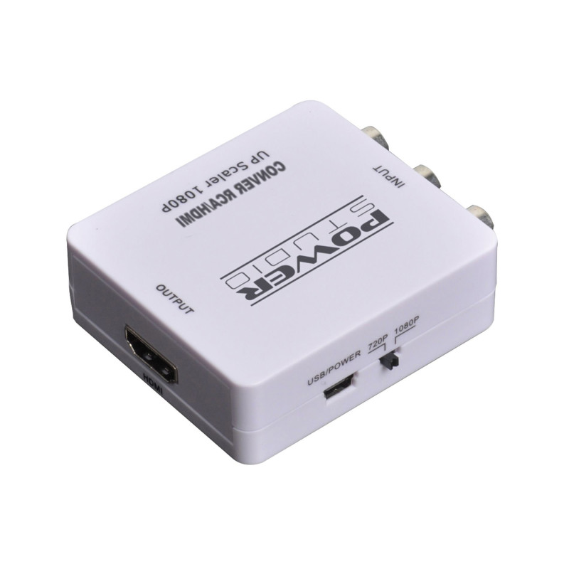 POWER STUDIO CONVER RCA HDMI Convertisseur RCA composite vers HDMI