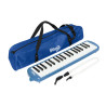 STAGG MELOSTA37 BL mélodica bleu en plastique 37 touches housse noire