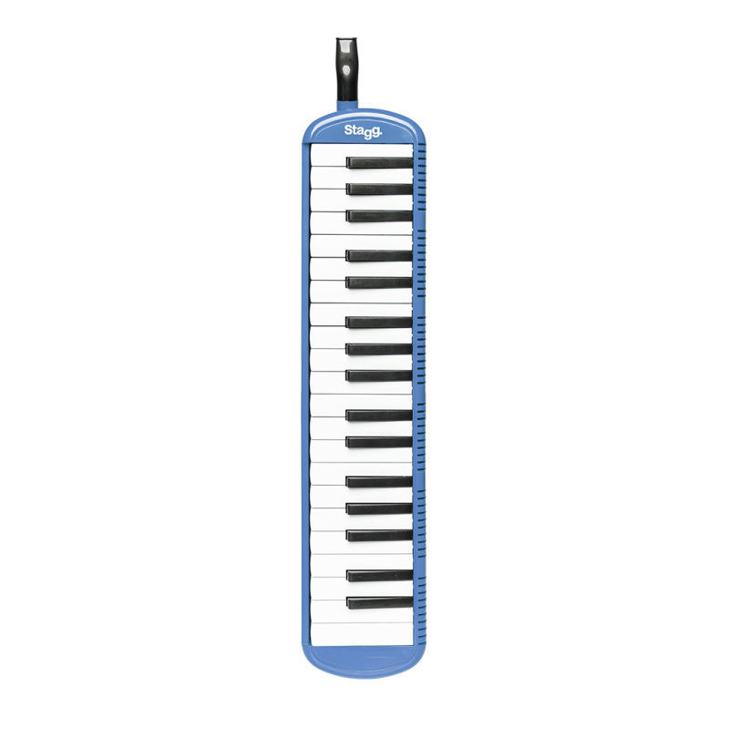 STAGG MELOSTA37 BL mélodica bleu en plastique 37 touches housse noire