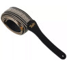 TAYLOR Academy Strap Wht/Blk Jacquard Cotton 2"