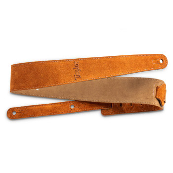TAYLOR Strap Embroidered Suede Honey 2.5"