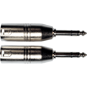 YELLOW CABLE AD27 adaptateur jack 6,35 mm stéréo male xlr male - lot de 2