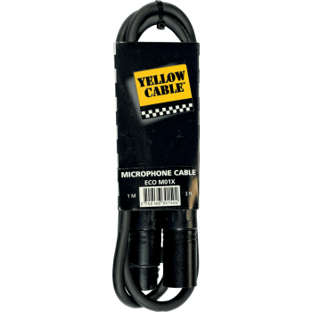 YELLOW CABLE M01X cordon xlr xlr fem. 1 m