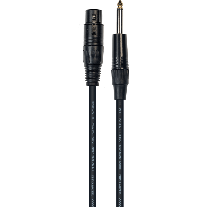 YELLOW CABLE M03J cordon jack xlr fem. 3 m