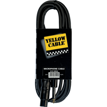YELLOW CABLE M03J cordon jack xlr fem. 3 m
