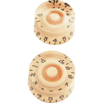 YELLOW PARTS EZ1219G boutons de potentiomètre type les paul® gold - lot de 2