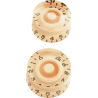 YELLOW PARTS EZ1219G boutons de potentiomètre type les paul® gold - lot de 2
