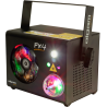 ALGAM LIGHTING FX-4 projecteur 4-en-1 par 4 led 9x 3w + strob + laser rg