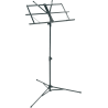 RTX MSN pupitre lyre pliable avec sac de transport - noir