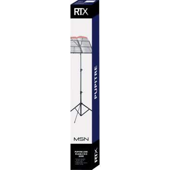 RTX MSN pupitre lyre pliable avec sac de transport - noir