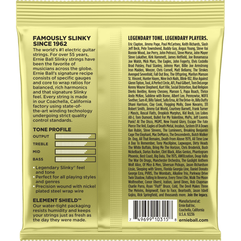 ERNIE BALL 2214 mammoth slinky 12-62