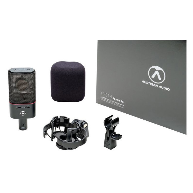 AUSTRIAN AUDIO OC18 Microphone large membrane cardioide - Déstockage
