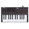 AKAI MPKMINI MKIII Clavier-maître USB 25 mini touches, 8 pads et encodeurs, ecran LED