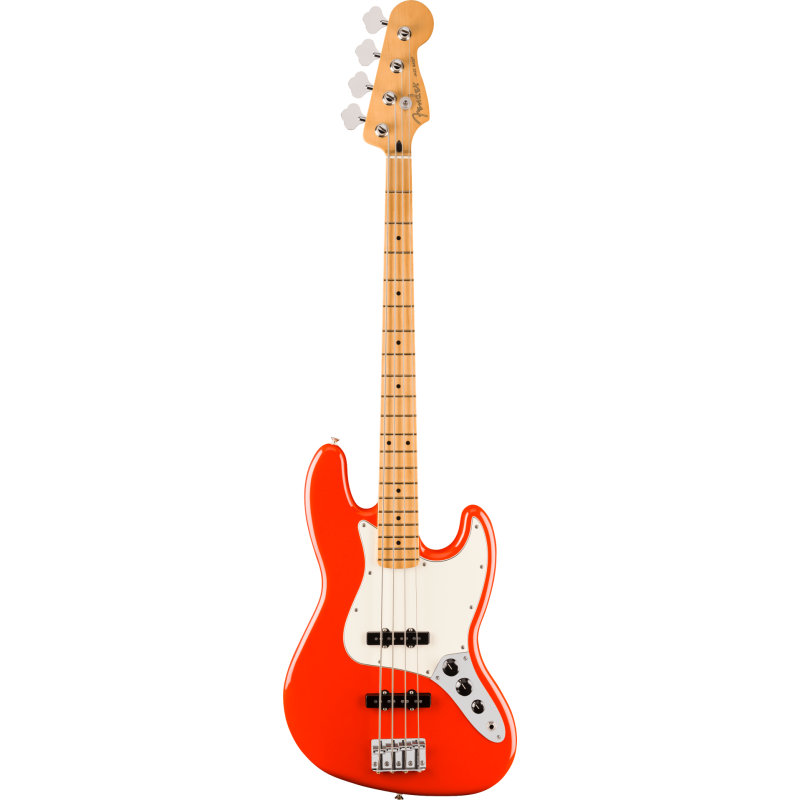 FENDER Player II Jazz Bass touche erable Coral Red