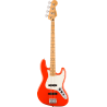 FENDER Player II Jazz Bass touche erable Coral Red