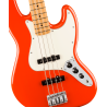 FENDER Player II Jazz Bass touche erable Coral Red