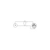 CORDIAL EU3MC câble audio double xlr mâle / rca 3 m