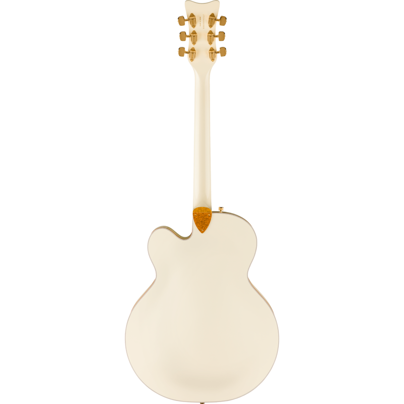 GRETSCH G8424T Billy Duffy Signature Falcon LTD avec Bigsby touche ebene Vintage White Lacquer