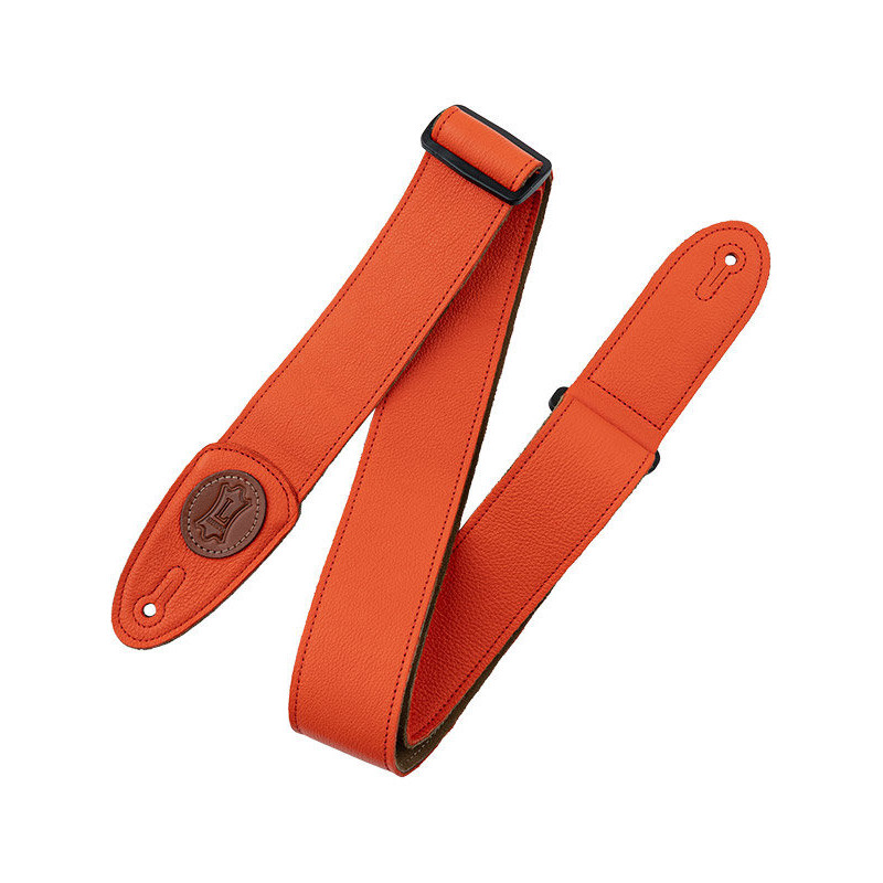 LEVY'S MSS7G-FST 5 cm cuir avec logo Levy's dos daim Orange