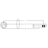 CORDIAL CFM1.5FV câble audio xlr femelle/jack mâle stéréo 1,5 m