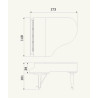 YAMAHA C2X PE piano a queue s.conservatory 1,73m/noir brillant