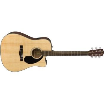 FENDER CD-60SCE Dreadnought touche Noyer Natural