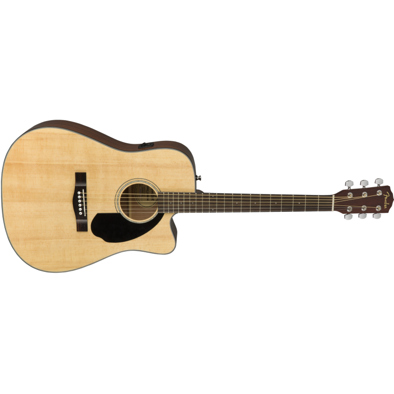 FENDER CD-60SCE Dreadnought touche Noyer Natural