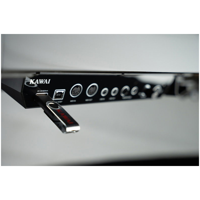 KAWAI K 300 ATX4 WHP Blanc brillant 122cm  Systeme Silencieux ATX4