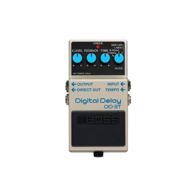 BOSS DD-3T iconic digital delay upgraded avec tap tempo control