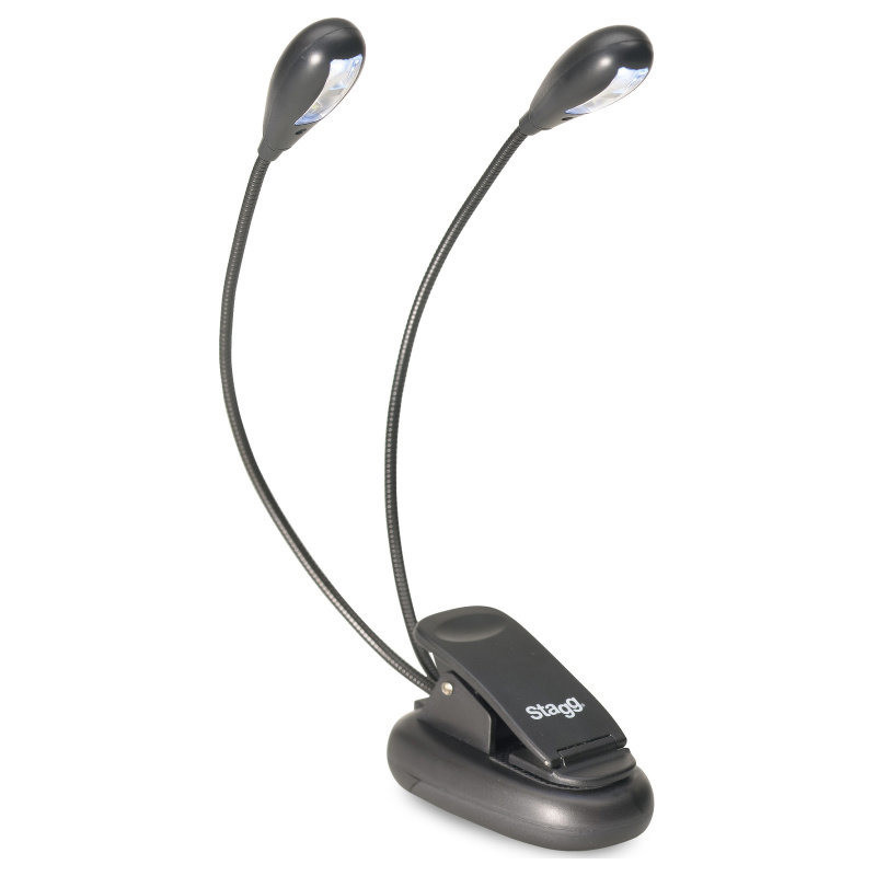 STAGG MUS-LED 4 double lampe led multifonction à pince à poser ou à fixer