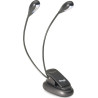 STAGG MUS-LED 4 double lampe led multifonction à pince à poser ou à fixer