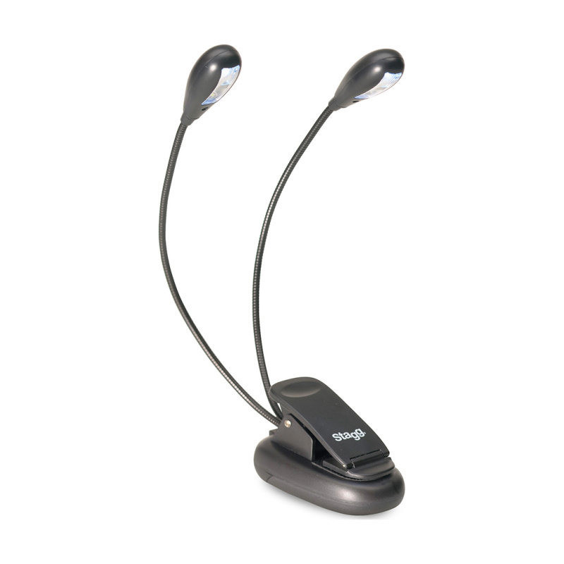 STAGG MUS-LED 4 double lampe led multifonction à pince à poser ou à fixer