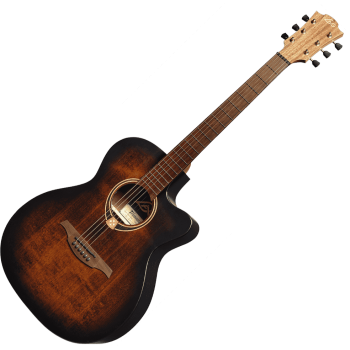 LAG T70ACE-B&B auditorium cutaway electro black & brown